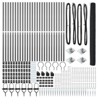 Heksagonalna ograda 1. 6x50 m čelik, siva
