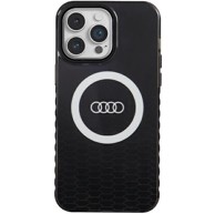 AUDI Futrola IML Big Logo MagSafe, za iPhone 14 Pro Max, crna