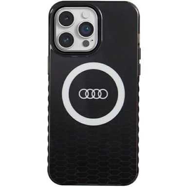 AUDI Futrola IML Big Logo MagSafe, za iPhone 14 Pro Max, crna