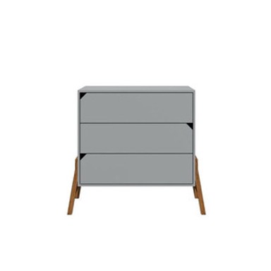 BELLAMY Komoda Lotta, s 3 ladice, siva