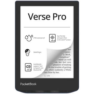 POCKETBOOK E-čitač Verse Pro Azure