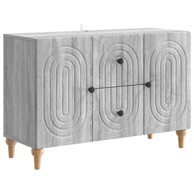 TV ormarić, dimenzije 89 x 34,5 x 60 cm, konstruirano drvo, siva sonoma