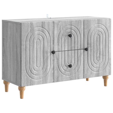 TV ormarić, dimenzije 89 x 34,5 x 60 cm, konstruirano drvo, siva sonoma