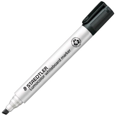 STAEDTLER Marker za bijelu ploču 2-5 mm reciklirani Lumocolor 351 B-9 crni