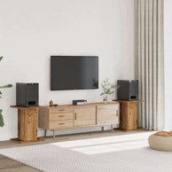 Stalci za zvučnike, 30 x 30 x 60 cm, konstruirano drvo, staro drvo, 2 komada