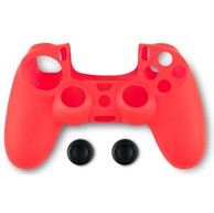 SPARTAN GEAR Silikonska navlaka  i gripovi – DualShock 4, crveni PS4