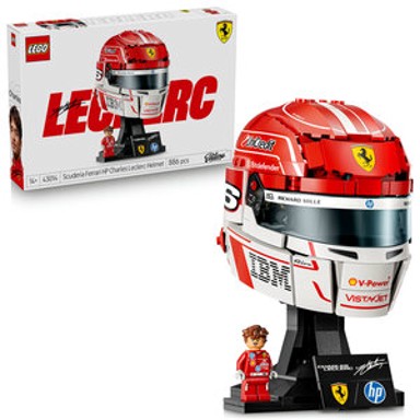 LEGO EDITIONS Konstruktorski set 43022 Scuderia Ferrari HP Lewis Hamilton – kaciga, crvena