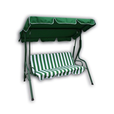 Vrtna ljuljačka zeleno bijela