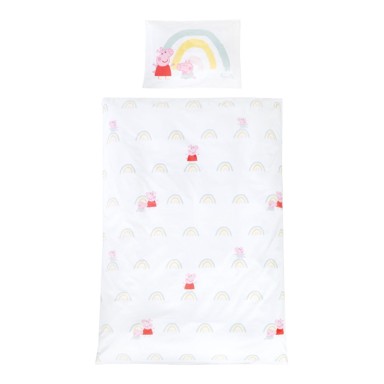 ROBA Pamučna dječja posteljina Peppa Pig 100x135 cm