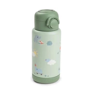 Termo boca sa slamkom Playground Green 340 ml