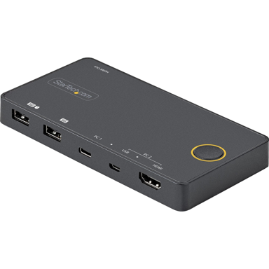 STARTECH KVM preklopnik SV221HUC4K, HDMI, USB, 4K Ultra HD, crni