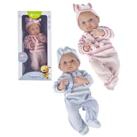 Beba s kapicom i šalom, 41cm, 2s