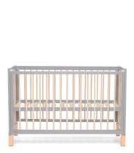 KINDERKRAFT Krevetić s zaštitnom ogradom LUNKY XL, sivi 