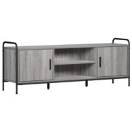 TV ormarić 133 x 33 x 50 cm od konstruiranog drva, siva sonoma