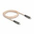 DELOCK USB kabel C-C 1,2 m 100 W 5 A PD LED, crna