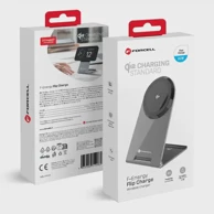 FORCELL Induktivni punjač 15W Qi2 Magsafe, srebrni