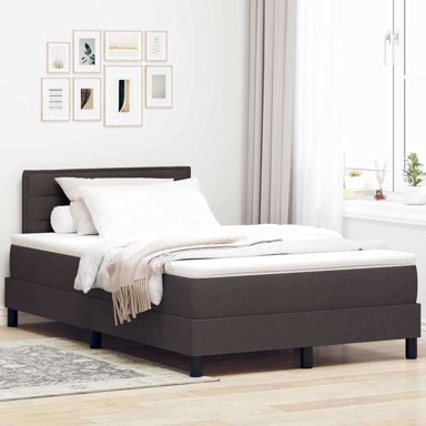 Box spring krevet, smeđi, 120 x 200 cm