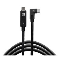 TETHER TOOLS Kabel za fotoaparat TetherPro USB-C to USB-C s kutom od 90 stupnjeva, crni