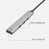 ACT USB HUB AC6325, 4-portni, 1x USB 3.0 + 3x USB 2.0, 5 Gbps, sivi