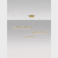 NOVA LUCE Visilica Purple NL9210314, LED 80 W, 3000 K, 5600 lm, dimm, IP20, zlatna