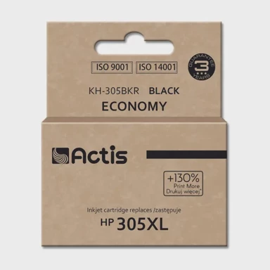 ACTIS Tinta za pisač KH-305BKR, zamjena za HP 305XL 3YM62AE, standardna, 20 ml, crna