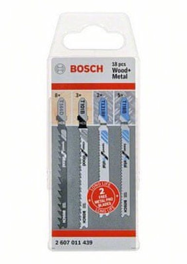BOSCH Professional Wood and Metal komplet listova za ubodnu pilu, 18-dijelni