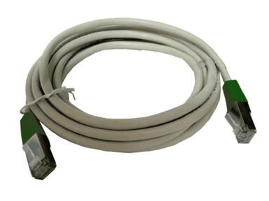 CABLETECH Mrežni kabel, SFTP, kategorija 5, križno spojen, duljina 0,5 m, siva