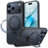 TORRAS Maskica Ostand Spin za Apple iPhone 17 Pro, kompatibilna s MagSafeom, crna