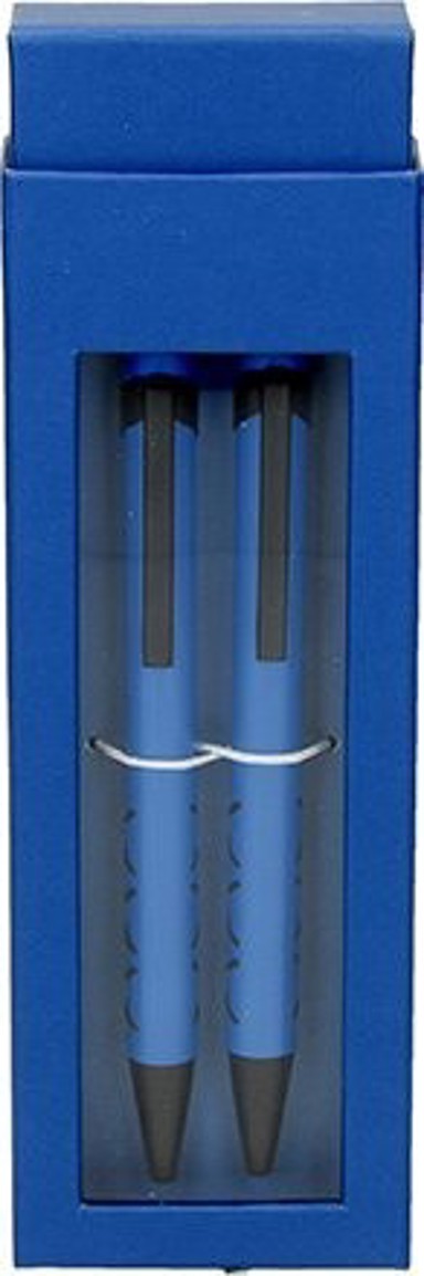 Set kemijska olovka i tehnička olovka Wow plava