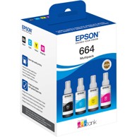 EPSON Tinta za printer EcoTank 4-colour Multipack T 664 T 6646