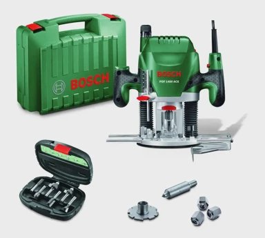 BOSCH Glodalica POF 1400 ACE + 6-dijelni pribor 060326C801