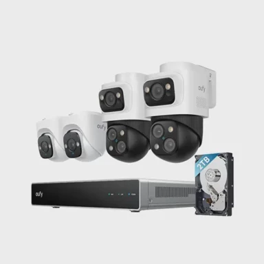 ANKER EUFY Security PoE NVR S4 nadzorni sustav, 4 kamere, 4K, PTZ, 2 TB HDD