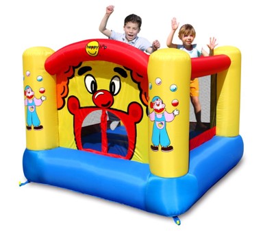 HAPPY HOP Dvorac na napuhavanje Klaun, višebojni