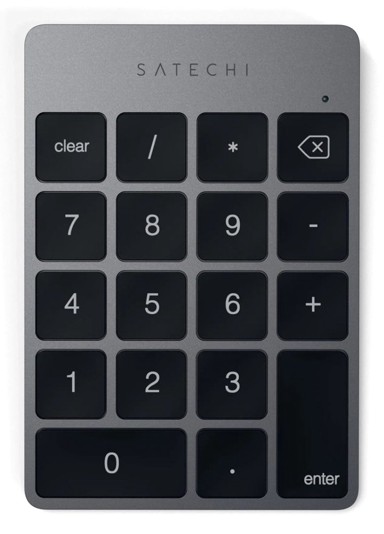 SATECHI Numerička tipkovnica ST-KSALKPM, Bluetooth, siva