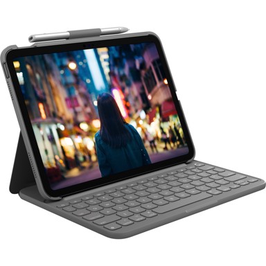 LOGITECH Tipkovnica Slim Folio, Bluetooth, DE
