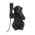 LIGHT & LIVING Crna stolna lampa (visina 34 cm) Monkey 