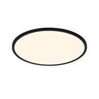 NORDLUX Plafonjera Oja 42, LED 24 W, 3000–4000 K, 2200 lm, 120°, 230 V, IP54, dimabilna, crna