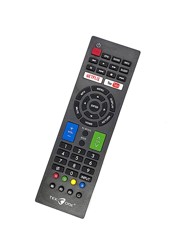 TEKONE Daljinski upravljač za Sharp televizore, crna