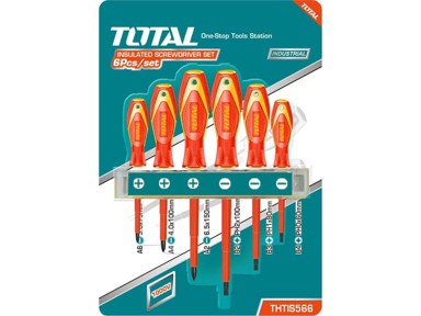 TOTAL Set odvijača THTIS566, 6-dijelni, 1000 V