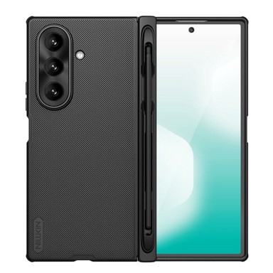 NILLKIN Maskica za Samsung Galaxy Z Fold7, matirana, s olovkom, crna