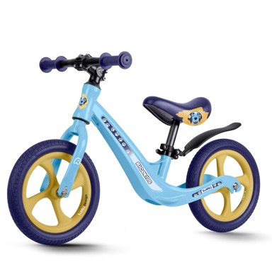 RICOKIDS Bicikl bez pedala FUNNU, plavo-žuti