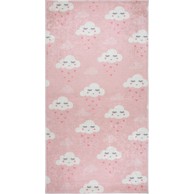 VITAUS Svijetlo ružičasti periv dječji tepih 120x180 cm Pink Clouds