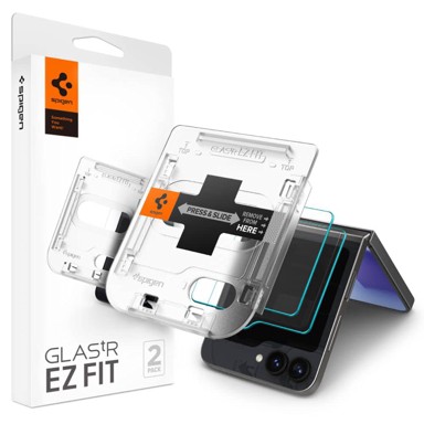 SPIGEN Glass TR EZ-FIT zaštitno kaljeno staklo 2kom za Samsung Galaxy Z Flip 6 - prozirno