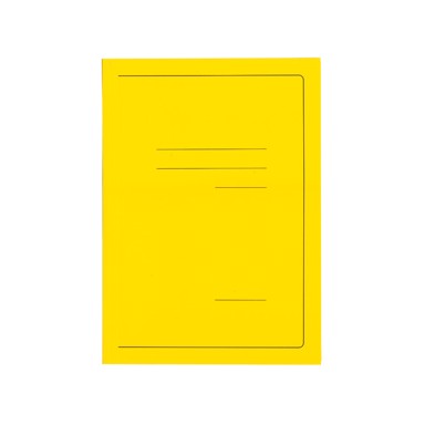 FORNAX Fascikl kartonski s klapama A4, žuti