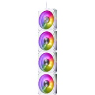 ADATA XPG Ventilatori Hurricane MAG 120 ARGB PWM, 120 mm, 4 kom, bijeli