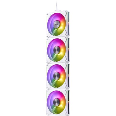 ADATA XPG Ventilatori Hurricane MAG 120 ARGB PWM, 120 mm, 4 kom, bijeli