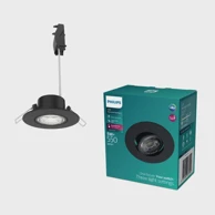 PHILIPS Cilantro ugradbeni led reflektor step dim 070 5w 4000k crna