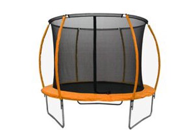 LEGONI Trampolin Space sa zaštitnom mrežom 366 cm, narančasti