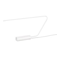 TRIO Bijela LED stolna lampa (visina 33 cm) Olea 