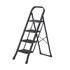 SONGMICS Sklopive ljestve s 3 stepenice, 89 x 45 x 127 cm, crne
